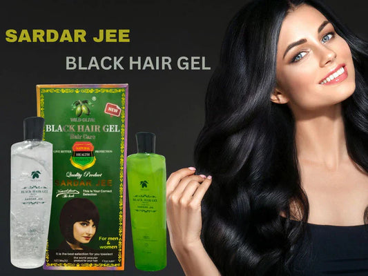 New SARDAR JEE Black Hair Color Gel 2 x 500ml Bottles