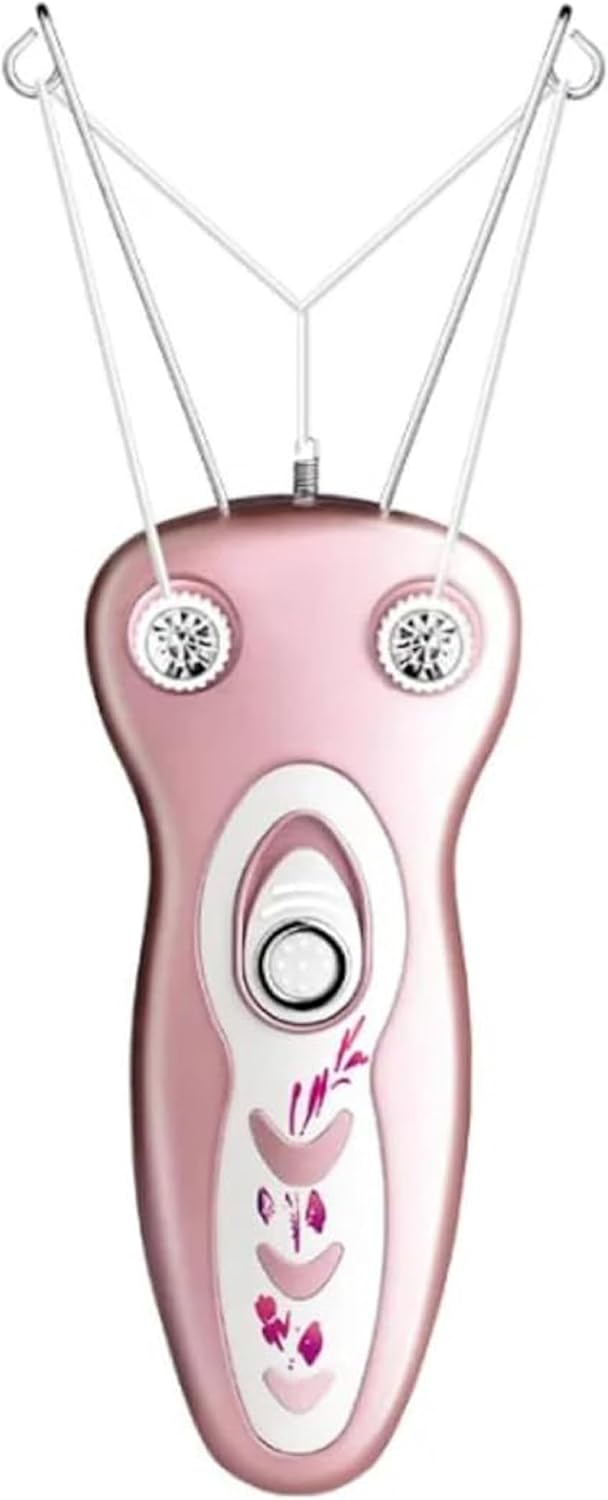 Electric Cotton Thread Epilator – Precision Facial Hair Remover for Women